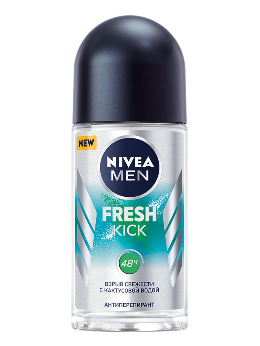 Дезодорант Шариковый NIVEA MEN Антиперспирант Fresh Kick 50 мл (83218) Дезодорант Шариковый NIVEA MEN Антиперспирант Fresh Kick 50 мл (83218)