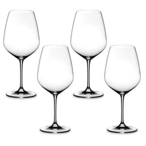 Набор из 4-х хрустальных бокалов для красного вина Cabernet/Merlot, 800 мл, прозрачный, серия Heart to Heart, Riedel