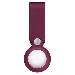 Силиконовый чехол Uniq Vencer для Apple AirTag Бордовый