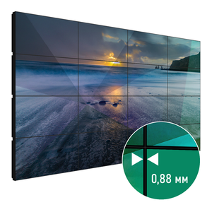 Видеостена 220” ELITEBOARD с настенным креплением (KIT-PK555FFLN)