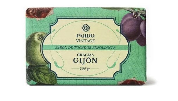 Натуральное мыло с ароматом яблока и сливы Pardo Vintage Gijon (Спасибо, Хихон) 200 гр Натуральное мыло с ароматом яблока и сливы Pardo Vintage Gijon (Спасибо, Хихон) 200 гр
