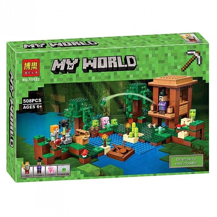 Конструктор Майнкрафт My World «Хижина ведьмы» 508 деталей , Bela арт. 10622 Конструктор Майнкрафт My World «Хижина ведьмы» 508 деталей , Bela арт. 10622