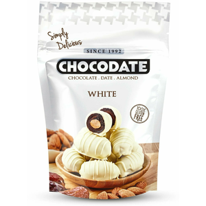 Финики с миндалем в белом шоколаде Chocodate 100гр.