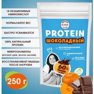 ФЛЕКСАРТИС Протеин тыквенный ШОКОЛАД растительный 250г КРУГЛЫЕ СУТКИ