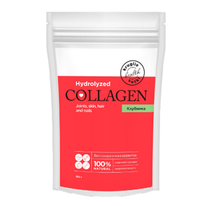 ФЛЕКСАРТИС Коллаген со вкусом клубники (без сахара) 150г КРУГЛЫЕ СУТКИ