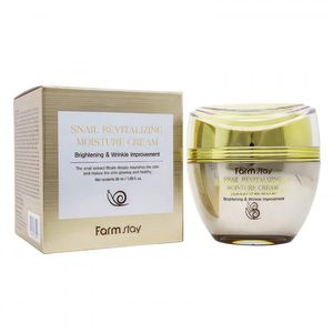 Восстанавливающий крем с муцином улитки FarmStay Snail Revitalizing Moisture Cream 50mg