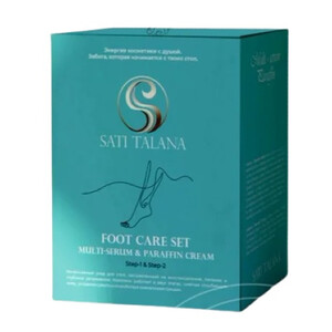 Sati Talana Набор для ног Мультисыворотка Step1, 50мл, Парафин Step2 100 мл Fruit life