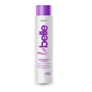 Бальзам-сияние глянцевый блеск, восстановление волос, La Belle, 400мл