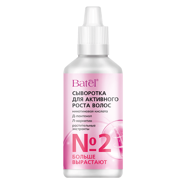 Сыворотка для активного роста волос с никотиновой кислотой, D-пантенолом, L-карнитином