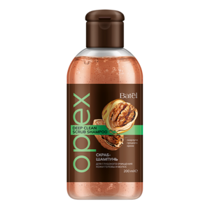 Скраб-шампунь для глубокого очищения кожи головы и волос «Орех»
