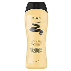 Шампунь для волос со змеиным жиром «Активный рост и восстановление силы волос»