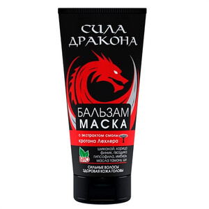 Бальзам-маска для волос восстанавливающая с маслом таману и экстрактом дерева дракона. Сила Дракона