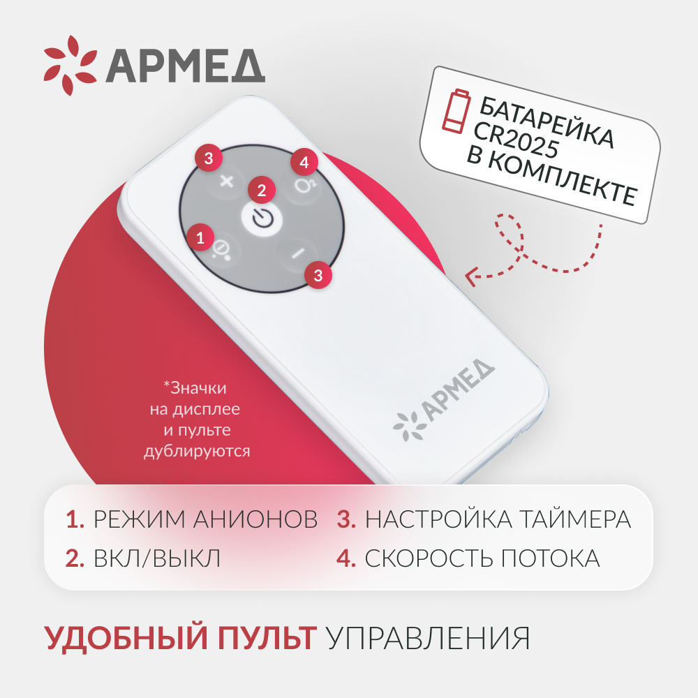 Концентратор кислорода Армед YU360 Производительность до 1 л/мин Концентратор кислорода Армед YU360 Производительность до 1 л/мин
