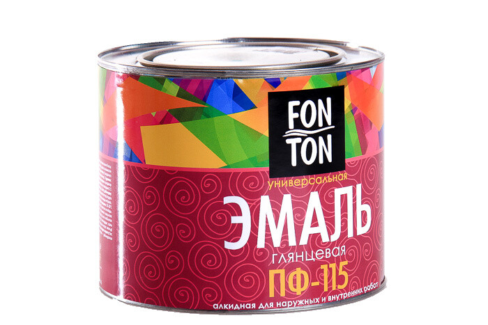Эмаль ПФ 115 Fon Ton желтая ( 1,8кг) Эмаль ПФ 115 Fon Ton желтая ( 1,8кг)