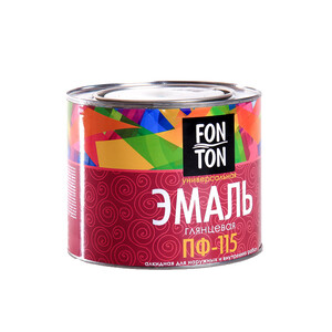 Эмаль ПФ 115 Fon Ton желтая ( 1,8кг)