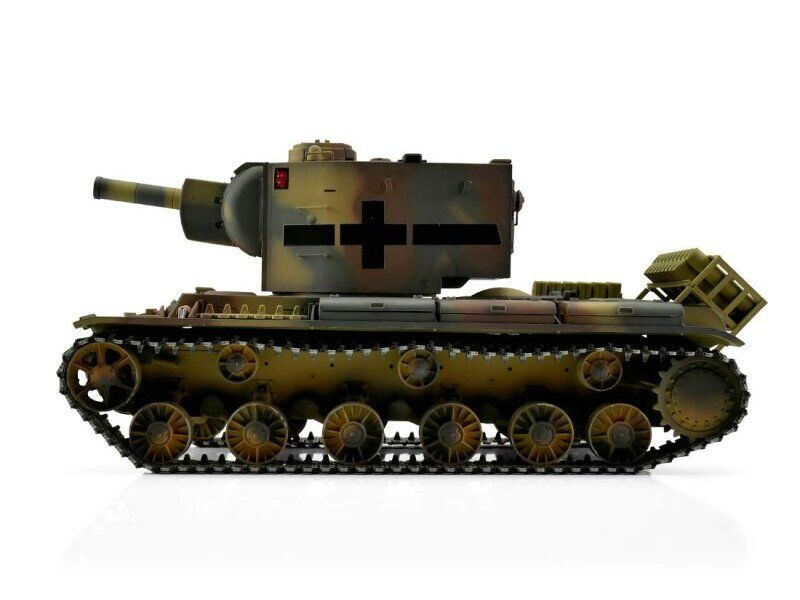 Радиоуправляемый танк Torro KV-2 1/16 откат ствола (для ИК боя), камуфляж V3.0 2.4G RTR Радиоуправляемый танк Torro KV-2 1/16 откат ствола (для ИК боя), камуфляж V3.0 2.4G RTR
