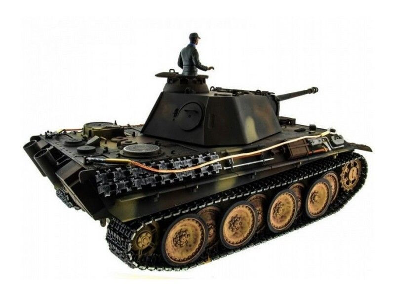 Р/У танк Taigen 1/16 Panther type G (Германия) HC вер., башня 360, подшипники в ред., V3 2.4G RTR Р/У танк Taigen 1/16 Panther type G (Германия) HC вер., башня 360, подшипники в ред., V3 2.4G RTR