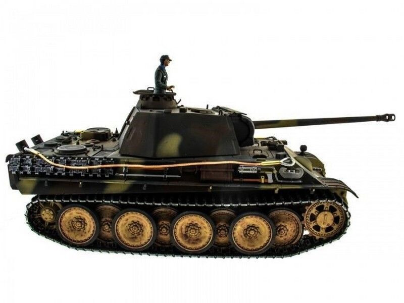 Р/У танк Taigen 1/16 Panther type G с ИК пушкой HC вер., башня на 360, подшипники в ред, V3 2.4G RTR Р/У танк Taigen 1/16 Panther type G с ИК пушкой HC вер., башня на 360, подшипники в ред, V3 2.4G RTR