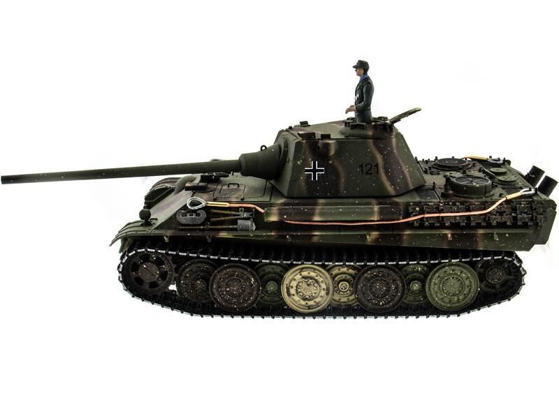 Радиоуправляемый танк Taigen 1/16 Panther type F (Германия) дым (для ИК боя) V3.0 2.4G RTR Радиоуправляемый танк Taigen 1/16 Panther type F (Германия) дым (для ИК боя) V3.0 2.4G RTR