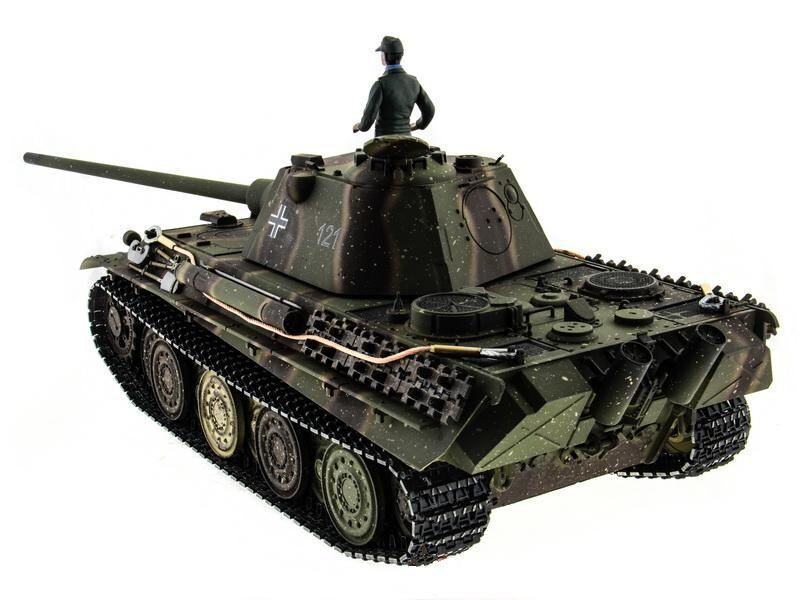 Радиоуправляемый танк Taigen 1/16 Panther type F (Германия) дым (для ИК боя) V3.0 2.4G RTR Радиоуправляемый танк Taigen 1/16 Panther type F (Германия) дым (для ИК боя) V3.0 2.4G RTR