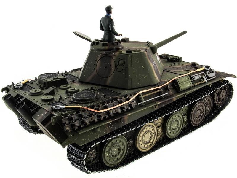 Радиоуправляемый танк Taigen 1/16 Panther type F (Германия) дым (для ИК боя) V3.0 2.4G RTR Радиоуправляемый танк Taigen 1/16 Panther type F (Германия) дым (для ИК боя) V3.0 2.4G RTR