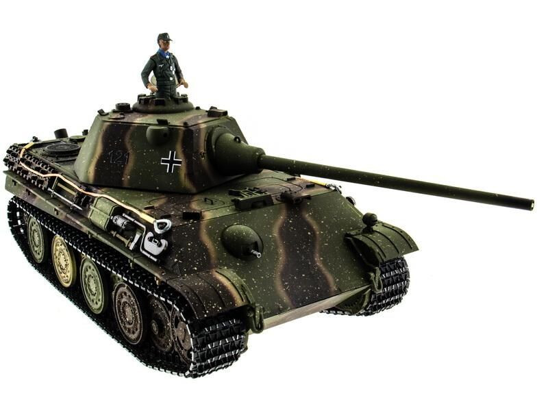 Радиоуправляемый танк Taigen 1/16 Panther type F (Германия) дым (для ИК боя) V3.0 2.4G RTR Радиоуправляемый танк Taigen 1/16 Panther type F (Германия) дым (для ИК боя) V3.0 2.4G RTR