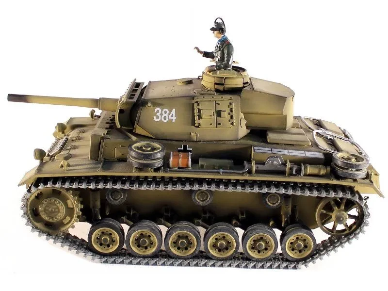 Р/У танк Taigen 1/16 Panzerkampfwagen III (Германия) HC V3 2.4G RTR Р/У танк Taigen 1/16 Panzerkampfwagen III (Германия) HC V3 2.4G RTR