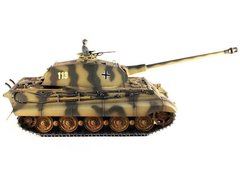 Р/У танк Taigen 1/16 KingTiger (для ИК танкового боя) (Германия) HC 2.4G RTR Р/У танк Taigen 1/16 KingTiger (для ИК танкового боя) (Германия) HC 2.4G RTR