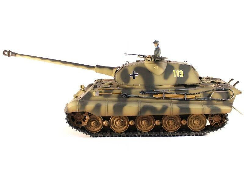Р/У танк Taigen 1/16 KingTiger (для ИК танкового боя) (Германия) HC 2.4G RTR Р/У танк Taigen 1/16 KingTiger (для ИК танкового боя) (Германия) HC 2.4G RTR