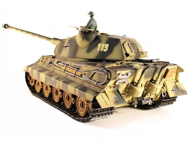 Р/У танк Taigen 1/16 KingTiger (для ИК танкового боя) (Германия) HC 2.4G RTR Р/У танк Taigen 1/16 KingTiger (для ИК танкового боя) (Германия) HC 2.4G RTR