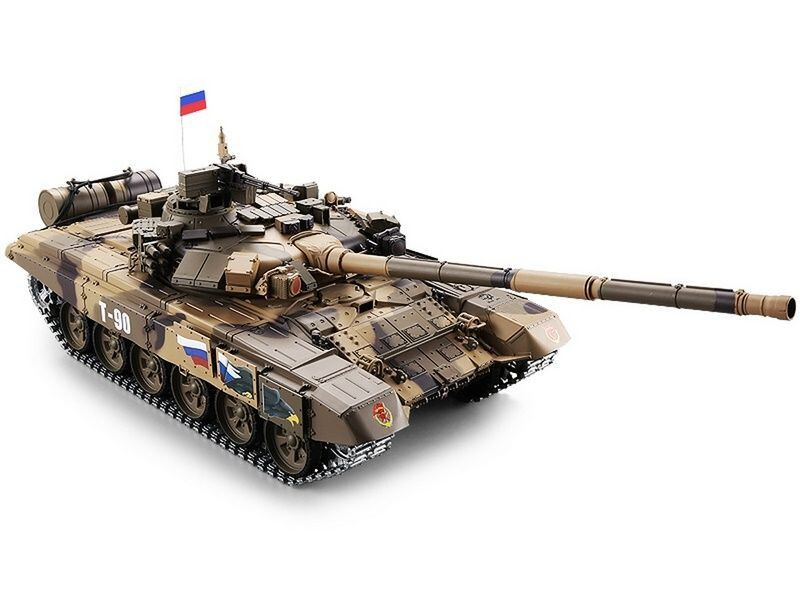 Радиоуправляемый танк Heng Long T-90 Tank Professional V6.0 2.4G 1/16 RTR Радиоуправляемый танк Heng Long T-90 Tank Professional V6.0 2.4G 1/16 RTR