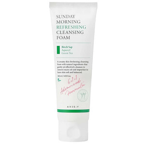 AXIS-Y/ Увлажняющая пенка для умывания AXIS-Y Sunday Morning Refreshing Cleansing Foam 120 мл.